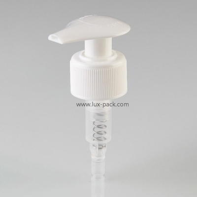 Pompe distributrice de lotion pour soins de la peau, crème pour les mains liquide, de qualité stable, tête personnalisée 24 mm 28 mm