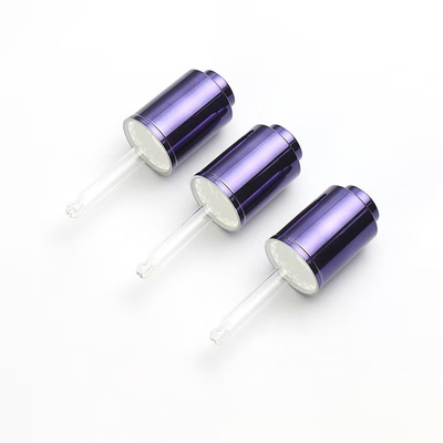 18 mm 24 mm gouttelier en plastique de type press-down pour bouteille d'huile essentielle