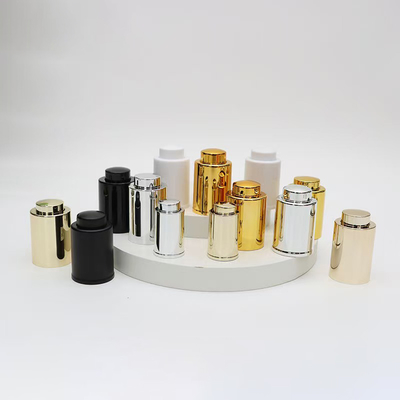 Compte-gouttes en plastique de type pression de 18 mm et 24 mm de couleur personnalisée pour flacon d'huile essentielle