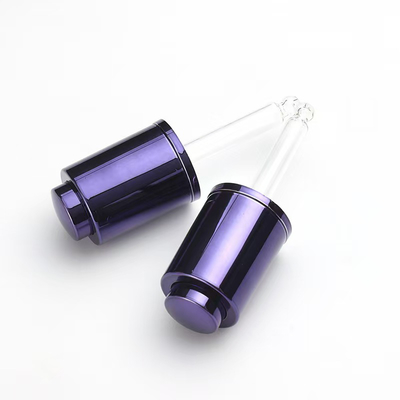 Compte-gouttes en plastique de type pression de 18 mm et 24 mm de couleur personnalisée avec protection UV