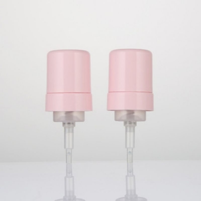 Pompe distributrice en mousse plastique rose 42mm 43mm, personnalisable