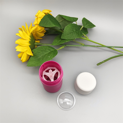 Ronde en forme circulaire 15g 30g 50g 75g contenant de déodorant en PP utilisé pour les cosmétiques