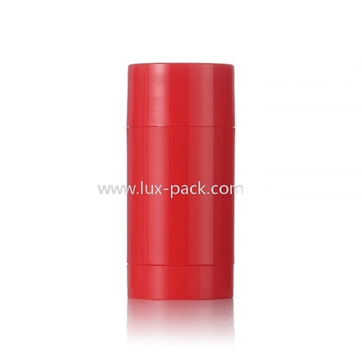 Forme de cylindre colorée 15g 30g 50g 75g 100g Déodorant plastique Balsame Stick Accepter la personnalisation