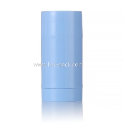Forme de cylindre colorée 15g 30g 50g 75g 100g Déodorant plastique Balsame Stick Accepter la personnalisation
