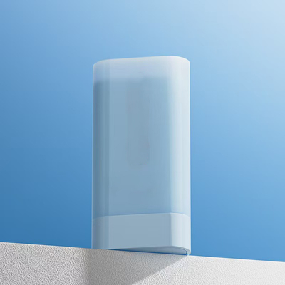 Récipient de bâton de baume déodorant en plastique de 20 g à remplissage par le bas avec ressort métallique, acceptant les couleurs de fabrication