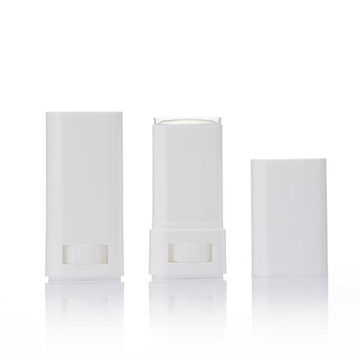 Conteneur de bâton de baume déodorant en plastique de 15g 20g à remplissage par le bas, support personnalisé