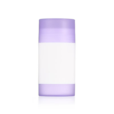 Forme ronde 35g 50g 75g PP Double coque Parfum corporel Déodorant Balsame Bâton Récipient