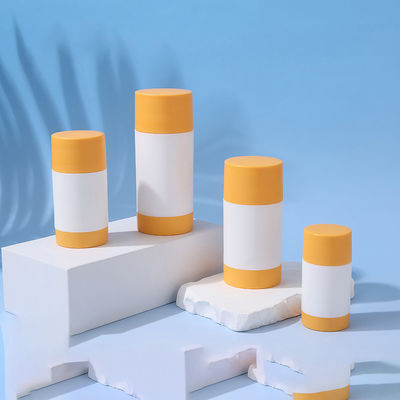 Nouveau design 35g 50g 75g PP Double coque Parfum corporel Déodorant Balsame Pour les soins personnels