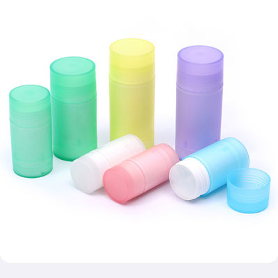 Conception tournante 30g 50g 75g 100g PP récipient en plastique pour le corps de parfums