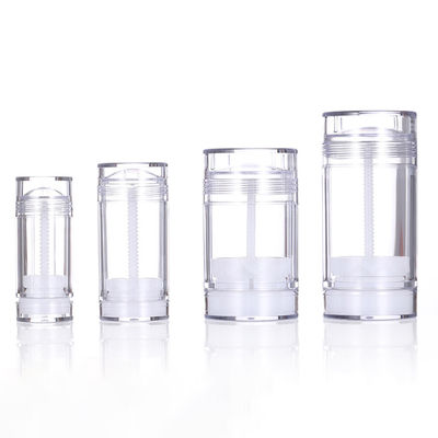 Container de parfum en plastique cylindrique 15g 30g 50g 75g 100g AS