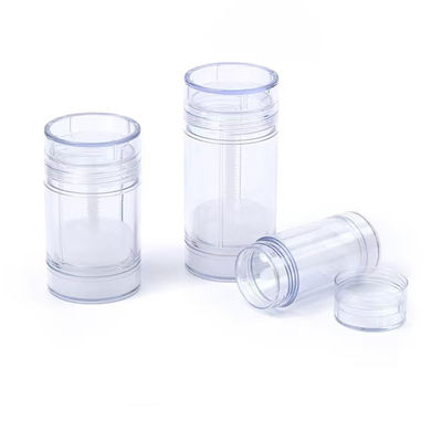 Container de parfum en plastique cylindrique 15g 30g 50g 75g 100g AS