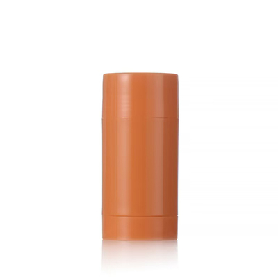 Récipient cosmétique vide pour parfum en plastique AS cylindrique 15g 30g 50g 75g 100g pour baume déodorant