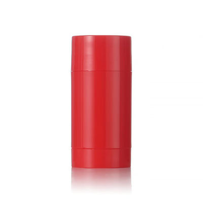 Récipient de parfum vide en plastique AS pour déodorant baume, corps cylindrique 15g 30g 50g 75g 100g