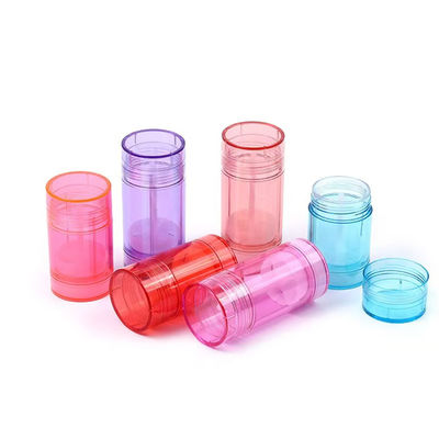 Conteneur de parfum vide en plastique AS OEM couleur personnalisée 15g 30g 50g 75g 100g pour baume déodorant