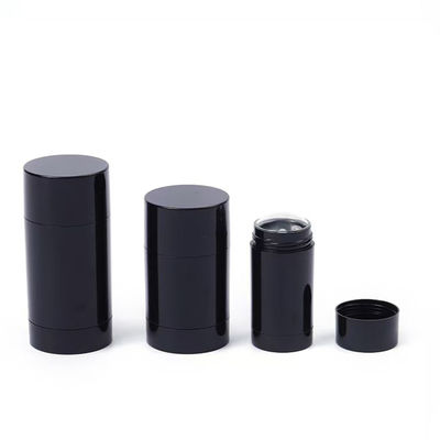 Conteneur de parfum vide pour baume déodorant, corps en plastique AS, couleurs acceptables, 15g, 30g, 50g, 75g, 100g