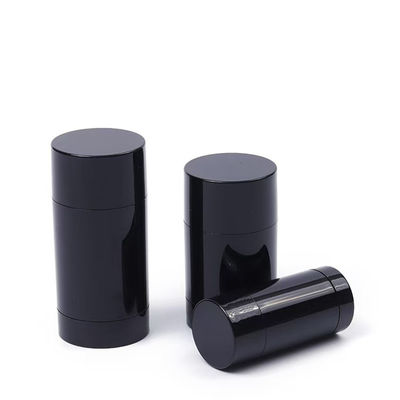 Conteneur de parfum vide pour baume déodorant, corps en plastique AS, couleurs acceptables, 15g, 30g, 50g, 75g, 100g