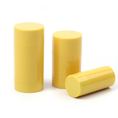 Nouvelle apparence 15g 30g 50g 75g 100g AS Plastique cylindre corps parfum déodorant vide baume
