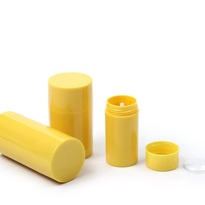 Nouvelle apparence 15g 30g 50g 75g 100g AS Plastique cylindre corps parfum déodorant vide baume