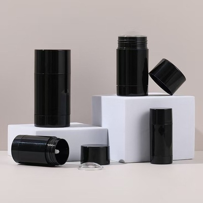 Nouvelle apparence 15g 30g 50g 75g 100g AS en plastique forme ronde du corps Parfum Déodorant vide