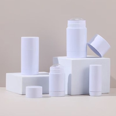 Nouvelle apparence 15g 30g 50g 75g 100g AS en plastique forme ronde du corps Parfum Déodorant vide