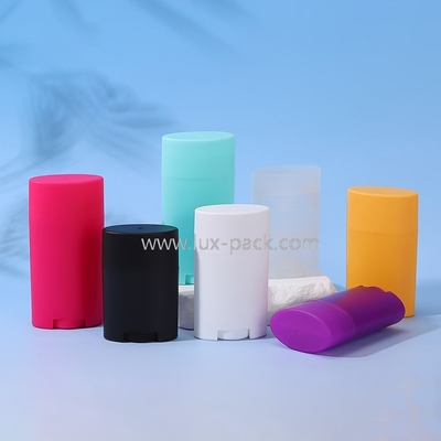 Bâton de baume déodorant Rotation supérieure Contenant d'emballage cosmétique en plastique Réutilisable