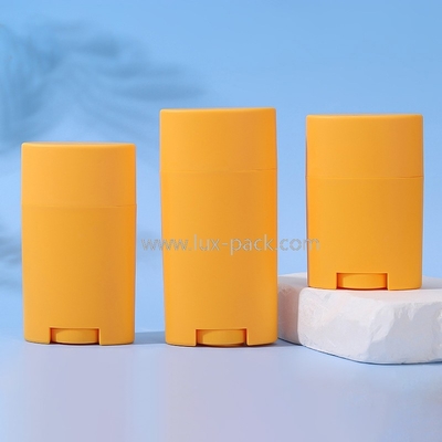 Bâton de baume déodorant Rotation supérieure Contenant d'emballage cosmétique en plastique Réutilisable