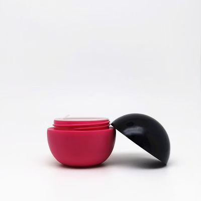 Pot à crème en plastique rond à double couche 5g/25g/50g/80g pour produits de soin et de beauté