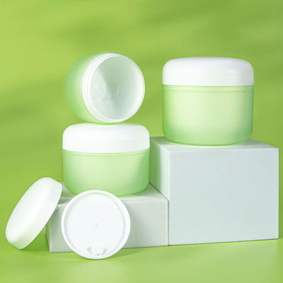 Portable High Quality 50g 100g 200g Matt Shell Round Shape PP Plastic Cream Jar