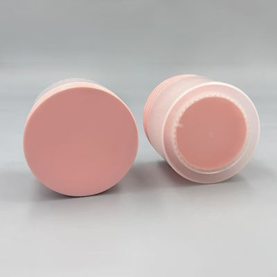 Pot à crème en plastique PP de forme ronde vide de 80g, surface mate, écologique