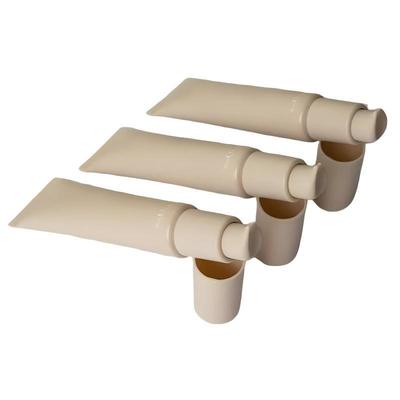 Tube cosmétique souple imprimé en polyéthylène blanc de 30ml 50ml 100ml 150ml