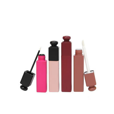 Contenant d'emballage cosmétique en plastique vide pour mascara avec tête de pinceau de mascara