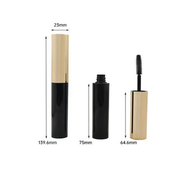 Bouteille de mascara à double extrémité transparente Bouteille de cils avec pinceau personnalisé