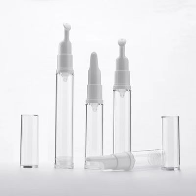 Tube de baume à lèvres souple, rond, transparent, blanc, personnalisable