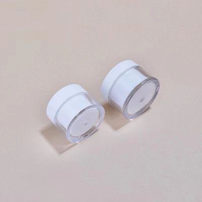 Customize Color Eco Friendly 15g 30g 50g Smooth Surface AS Plastic Cream Jar
