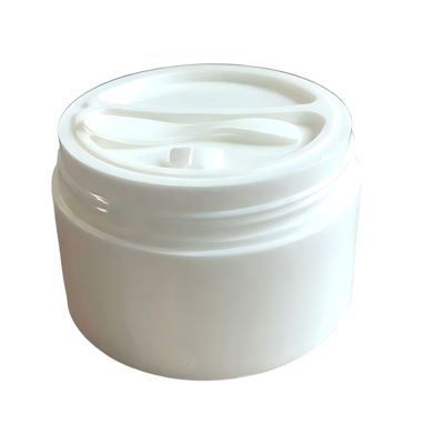 Pot de crème double couche 50g+50g écologique et très vendu avec cuillère