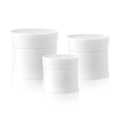 Des pots de crème en plastique de haute qualité en PP pour cosmétiques légers de 15 g, 30 g et 50 g