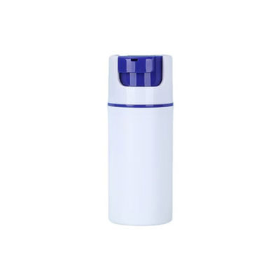 Unique Pump Design 50ml 100ml Airless Bottle with Crimp Dispenser Pump Accept Customization