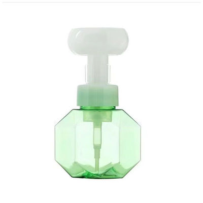 Désinfectant pour les mains mousseux de 42 mm Bouteille de tampon de fleur Dispensateur de savon de fleurs Pompe à savon adaptée aux enfants