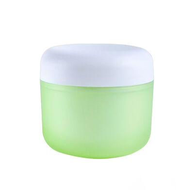 50g 100g 200g Matériau PP à double couche Matte Crème pour le visage Jar Pour les crèmes pour le visage et les masques pour les cheveux