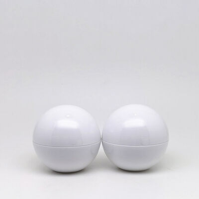 Pot à crème en plastique de forme sphérique avec 5g 25g 50g 80g Accepte différentes impressions d'œuvres d'art utilisées pour l'emballage de soins de la peau