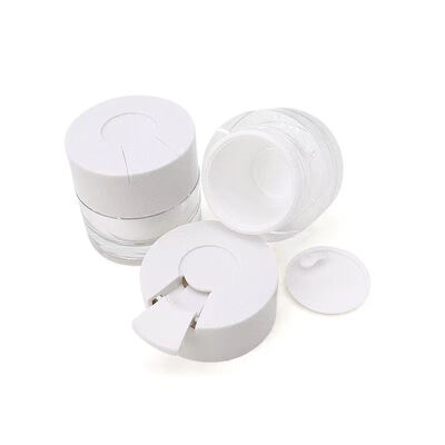 Pot à crème de qualité supérieure 15g 30g 50g avec cuillère, pratique à utiliser, supporte l'impression de n'importe quelle œuvre d'art, utilisé pour l'emballage des soins de la peau