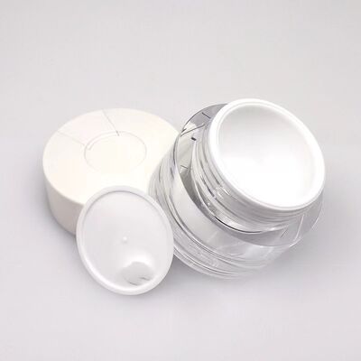 Pot à crème de qualité supérieure 15g 30g 50g avec cuillère, pratique à utiliser, supporte l'impression de n'importe quelle œuvre d'art, utilisé pour l'emballage des soins de la peau