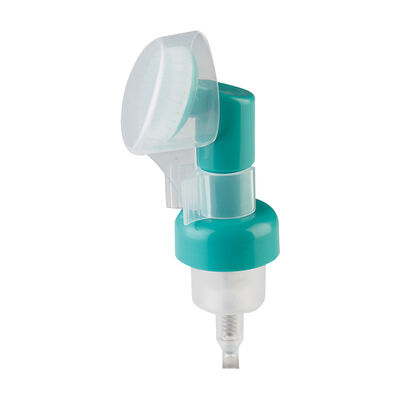 Distributeur de savon mousse 42mm avec brosse en silicone et plastique, flacon pompe pulvérisateur pour nettoyant visage en plastique PP