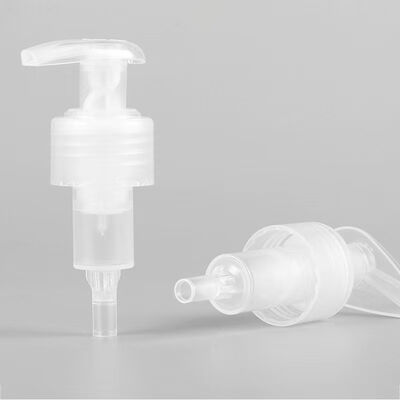Pompes à lotion entièrement en plastique avec 24/410 24/415 28/410 28/415 Disponible en différentes tailles Utilisées pour les soins de la peau de plus grande taille