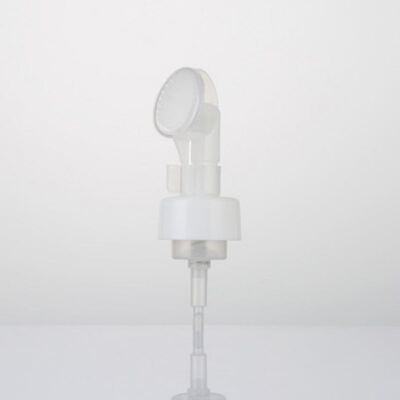 Pompe distributrice de mousse en plastique de 42 mm et 43 mm avec clip et brosse en silicone étanche