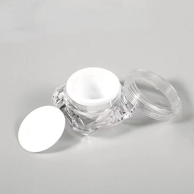 3g 5g Petite capacité PS coloré Crème en plastique Jar de la peau du sérum de la crème pour les yeux Récipient d' échantillon