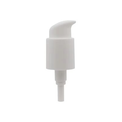 Tête de pompe de traitement en plastique noir pour fondation cosmétique et lotion de soins de la peau