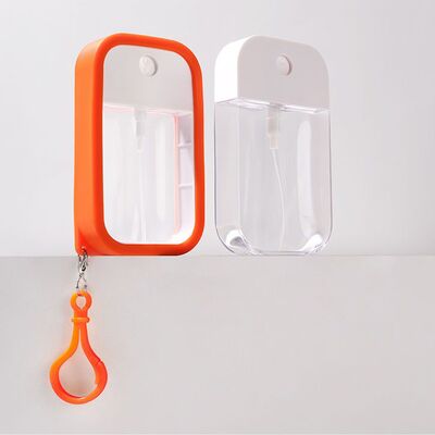 Spray de parfum de 30 ml 50 ml Carat Bouteille désinfectant pour les mains Bouteille Bouteille en plastique avec pompe Pulvérisateur de pompe scellé