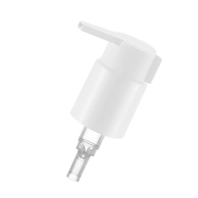 24/410 28/410 personnalisé noir et crème PP pompe à buse crème buse courte et longue bouchon en aluminium-plastique