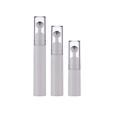 5 ml 10 ml 15 ml tube sans air en plastique avec rouleau émulsion de massage essence huiles crème pour les yeux soins de la peau bouteille à vide